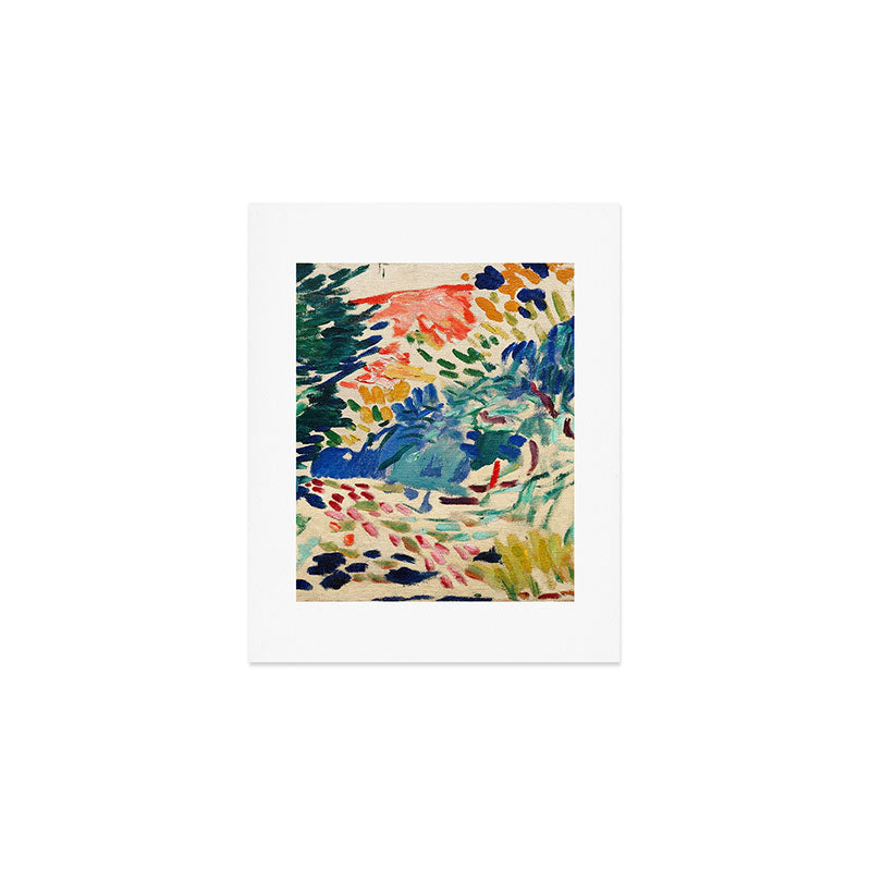henri matisse landscape in collioure Art Print Gallery Image 1