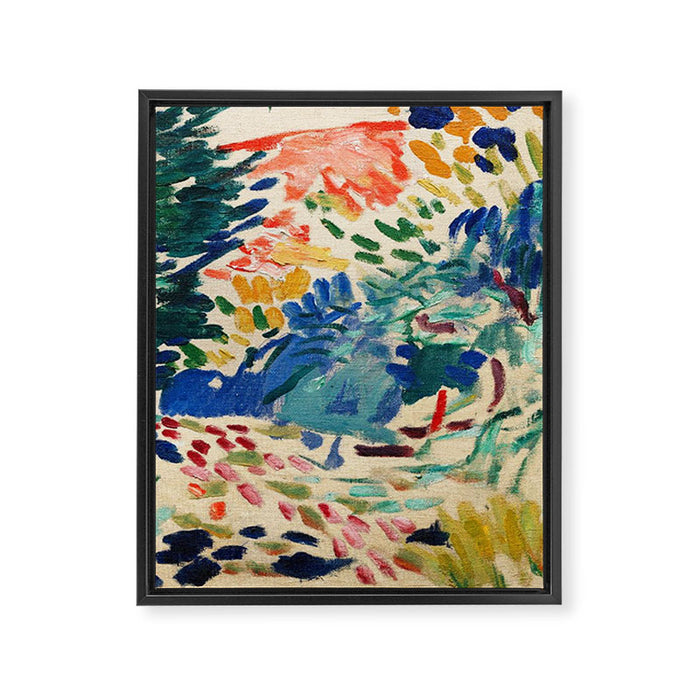 henri matisse landscape in collioure Framed Canvas Print Gallery Image 1