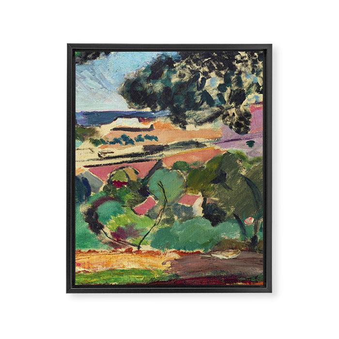 Henri matisse Landscape of Collioure Framed Canvas Print Gallery Image 1