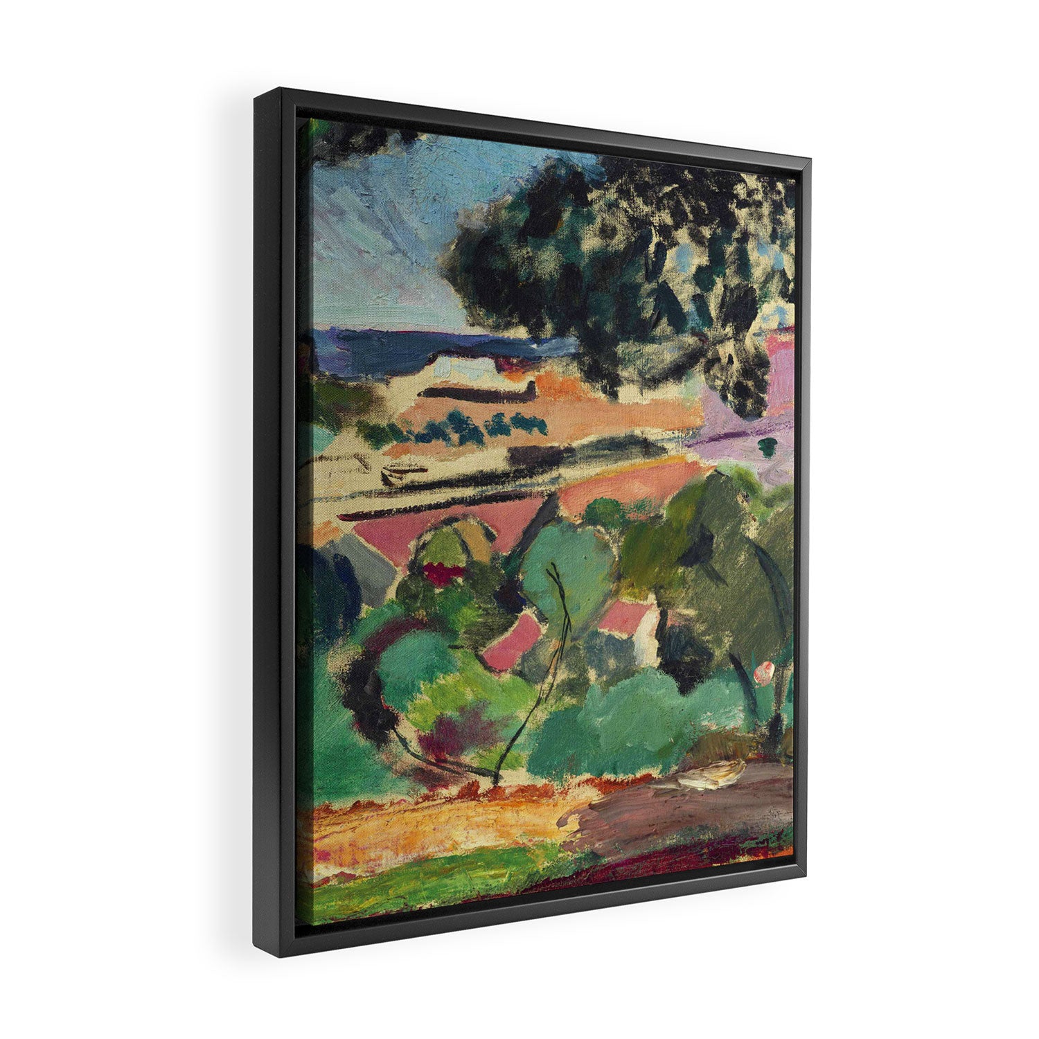 Henri matisse Landscape of Collioure Framed Canvas Print Gallery Image 2