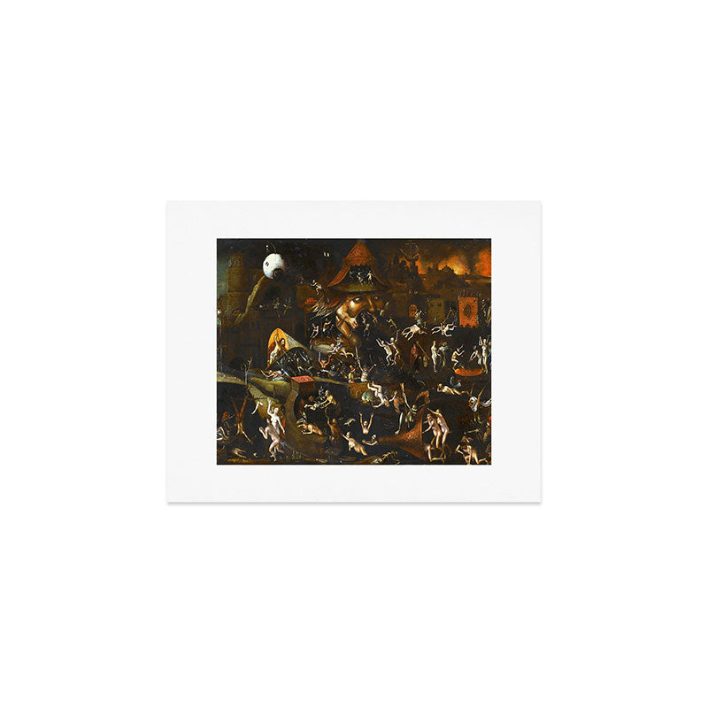 Hieronymus Bosch The Harrowing of Hell Art Print Gallery Image 1