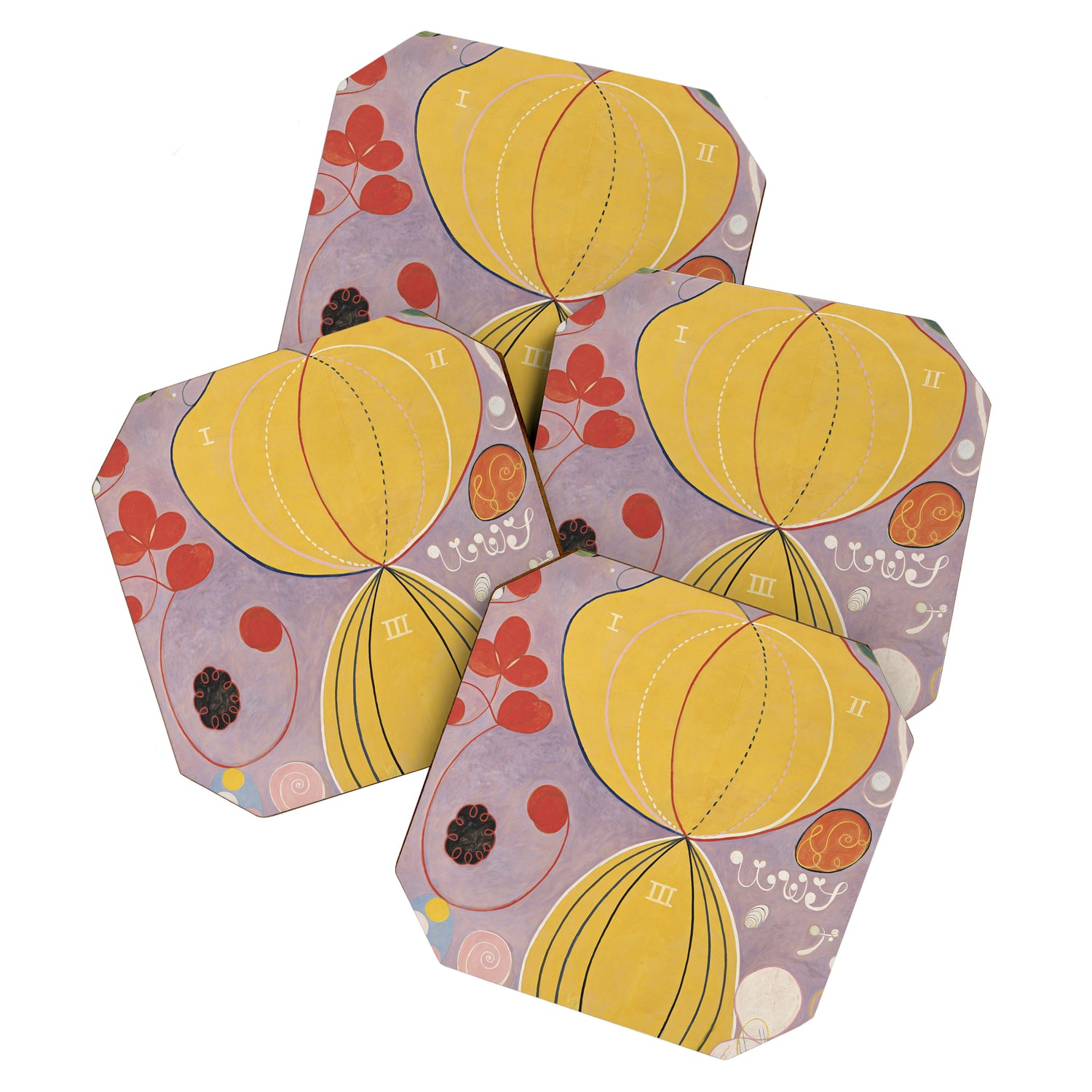 hilma af klint groupivthetenlargestno 7. Coaster Gallery Image 1