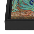 Iris (1889) by Vincent Van Gogh. Original from the J. Paul Getty Museum. Framed Canvas Print Gallery Image 3
