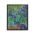 Iris (1889) by Vincent Van Gogh. Original from the J. Paul Getty Museum. Framed Canvas Print Gallery Image 8