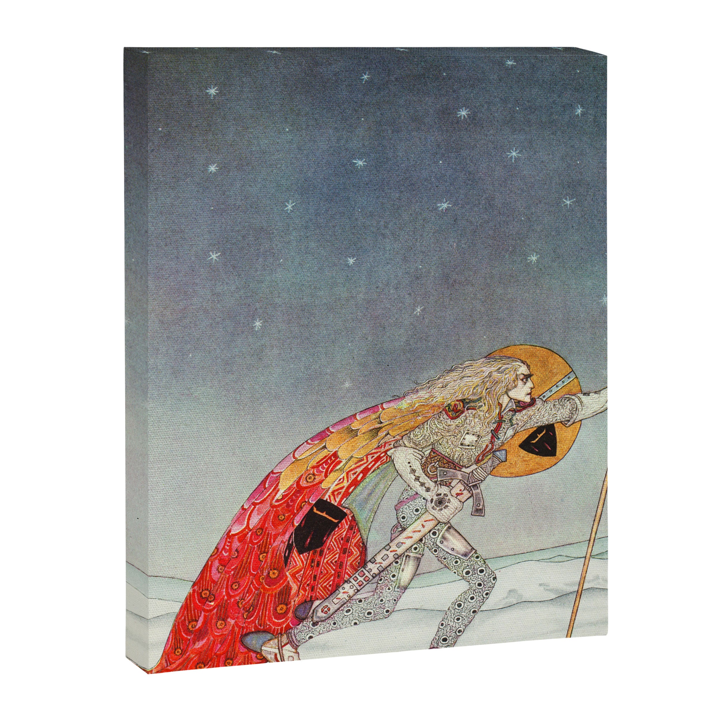 kay nielsen So the man gave her a pair of snow shoes Canvas Print Gallery Image 6