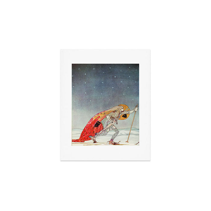 kay nielsen So the man gave her a pair of snow shoes Art Print Gallery Image 1