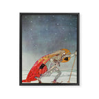 kay nielsen So the man gave her a pair of snow shoes Framed Canvas Print Gallery Image 6