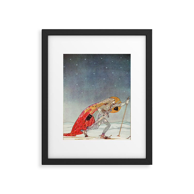 kay nielsen So the man gave her a pair of snow shoes Framed Art Print Gallery Image 5