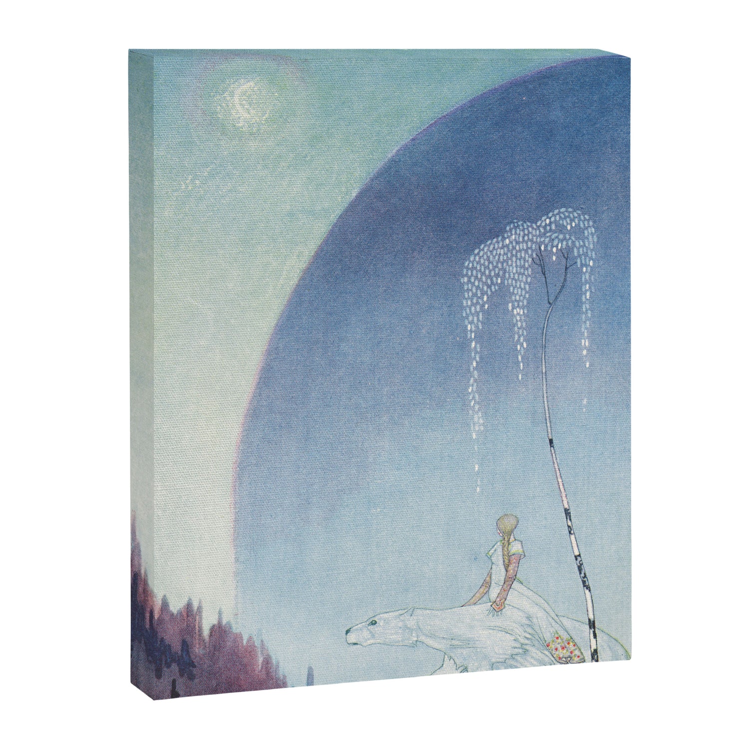 kay nielsen Well mind and hold tight by my shaggy coat and then there's nothing to fear said the Bea Canvas Print Gallery Image 3