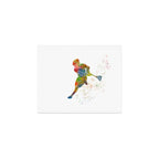 Lacrosse in watercolor Art Print Gallery Image 1