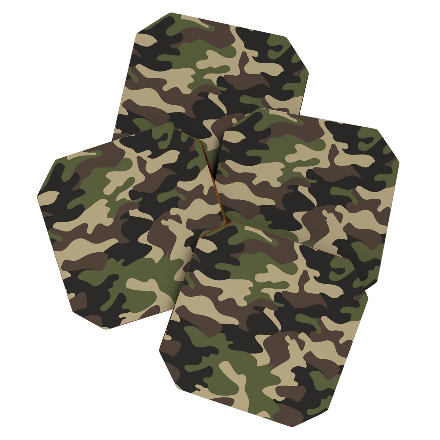 Military camouflage Coaster Gallery Image 1