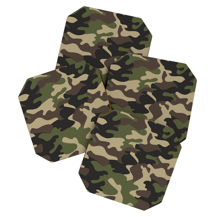 Military camouflage Coaster Gallery Image 1