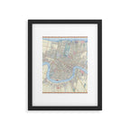 New Orleans Vintage Map Framed Art Print Gallery Image 5