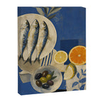 Still Life with Sardines and Citrus Canvas Print Gallery Image 6