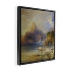 The Lotus Eaters by Thomas Moran Framed Canvas Print Gallery Image 2