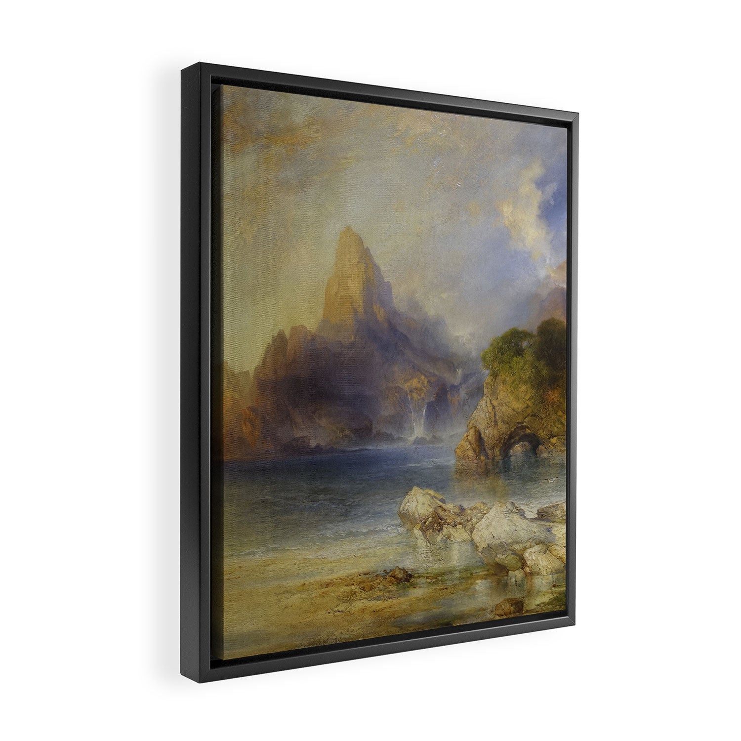 The Lotus Eaters by Thomas Moran Framed Canvas Print Gallery Image 2