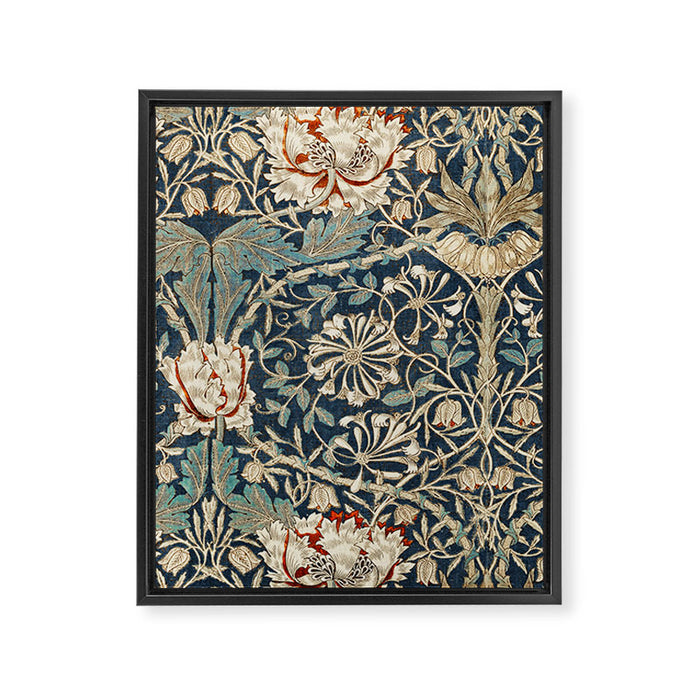 William Morris Honeysuckle  1876 Framed Canvas Print Gallery Image 1