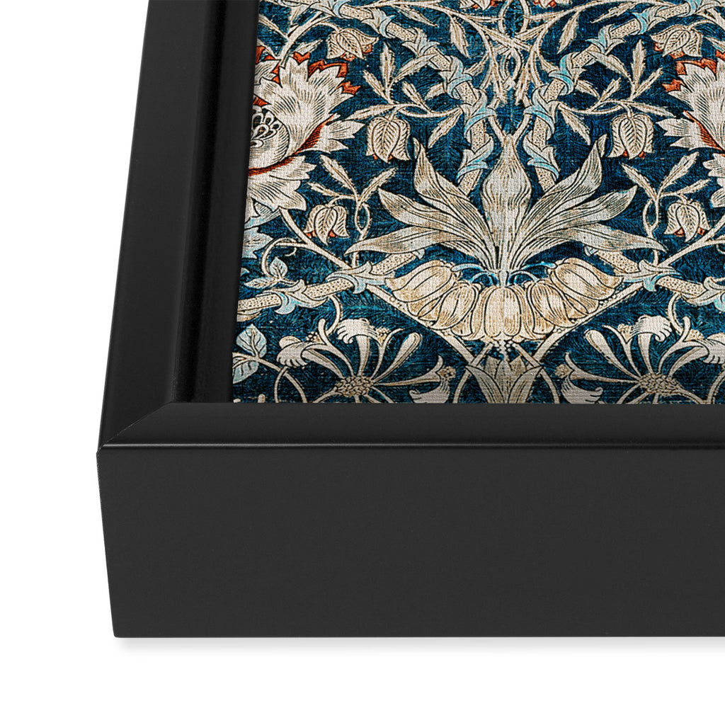 William Morris Honeysuckle pattern 1876 Framed Canvas Print Gallery Image 3
