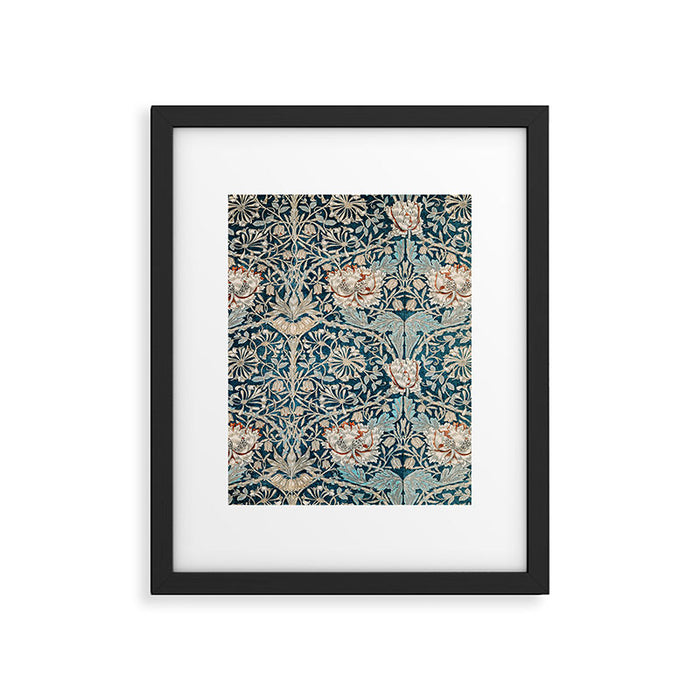 William Morris Honeysuckle pattern 1876 Framed Art Print Gallery Image 1