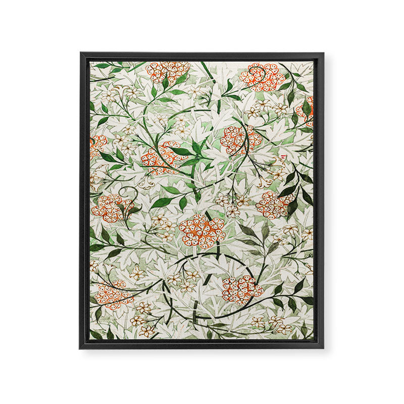 William Morris Jasmine Framed Canvas Print Gallery Image 8