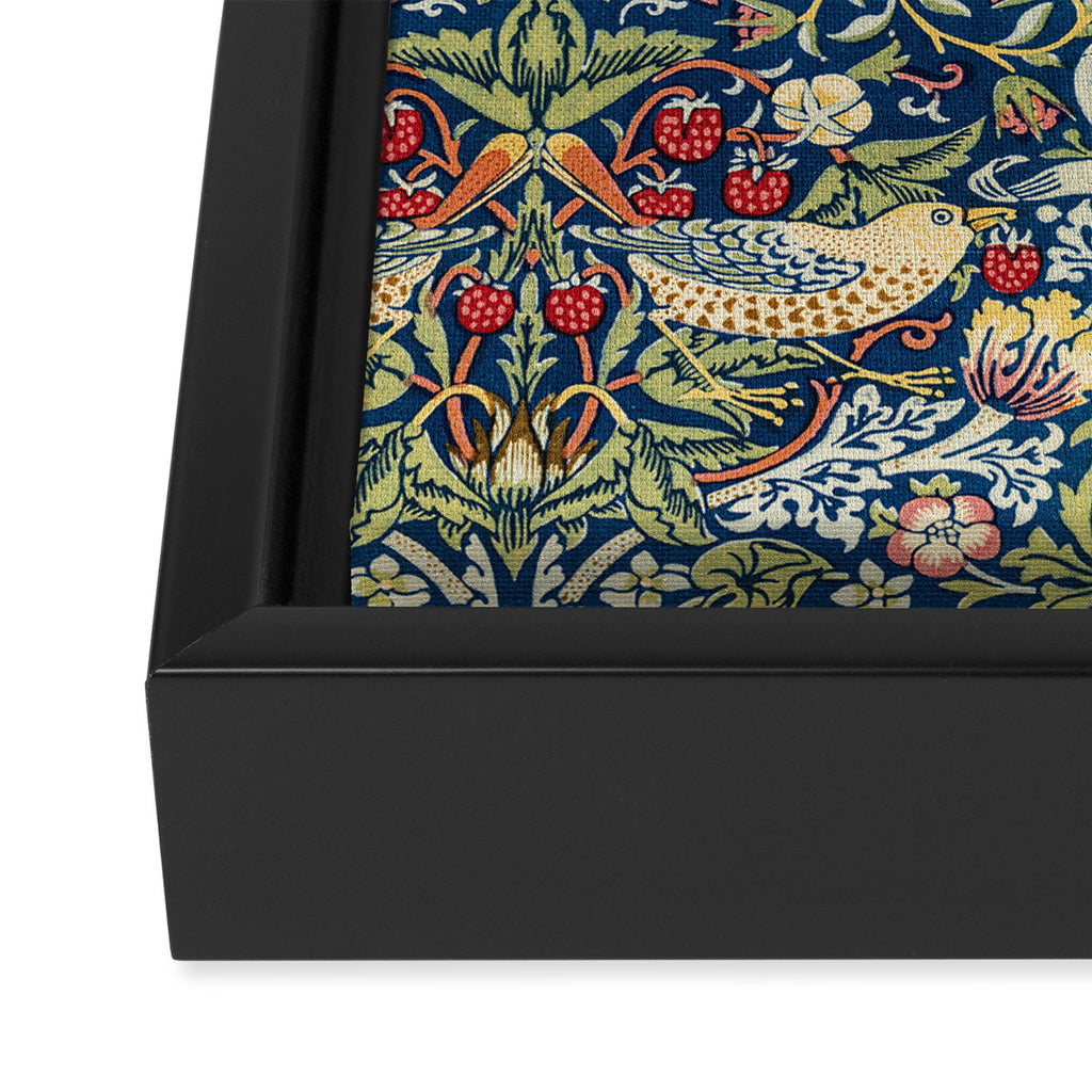 William Morris  Strawberry Thief Framed Canvas Print Gallery Image 3