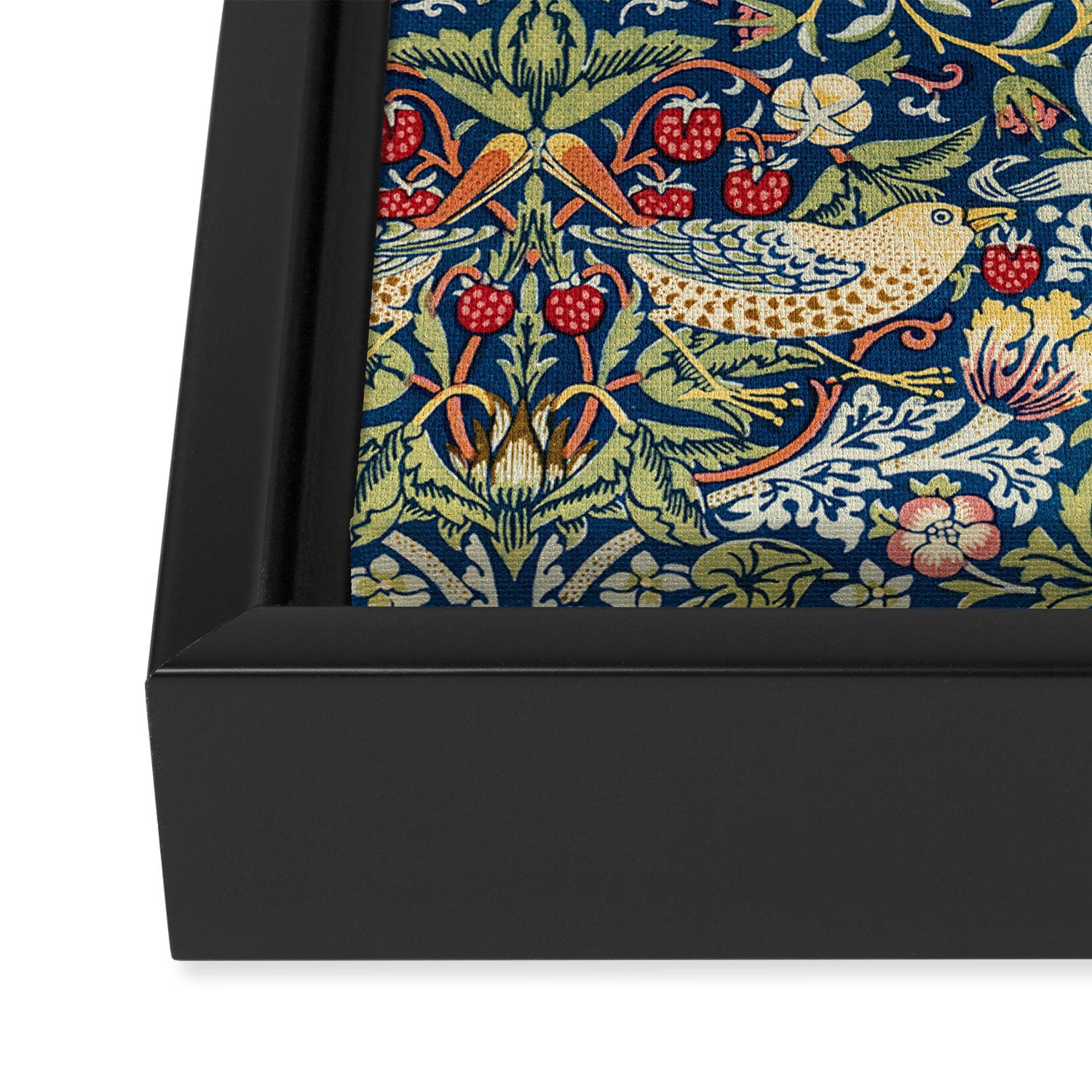 William Morris  Strawberry Thief Framed Canvas Print Gallery Image 3