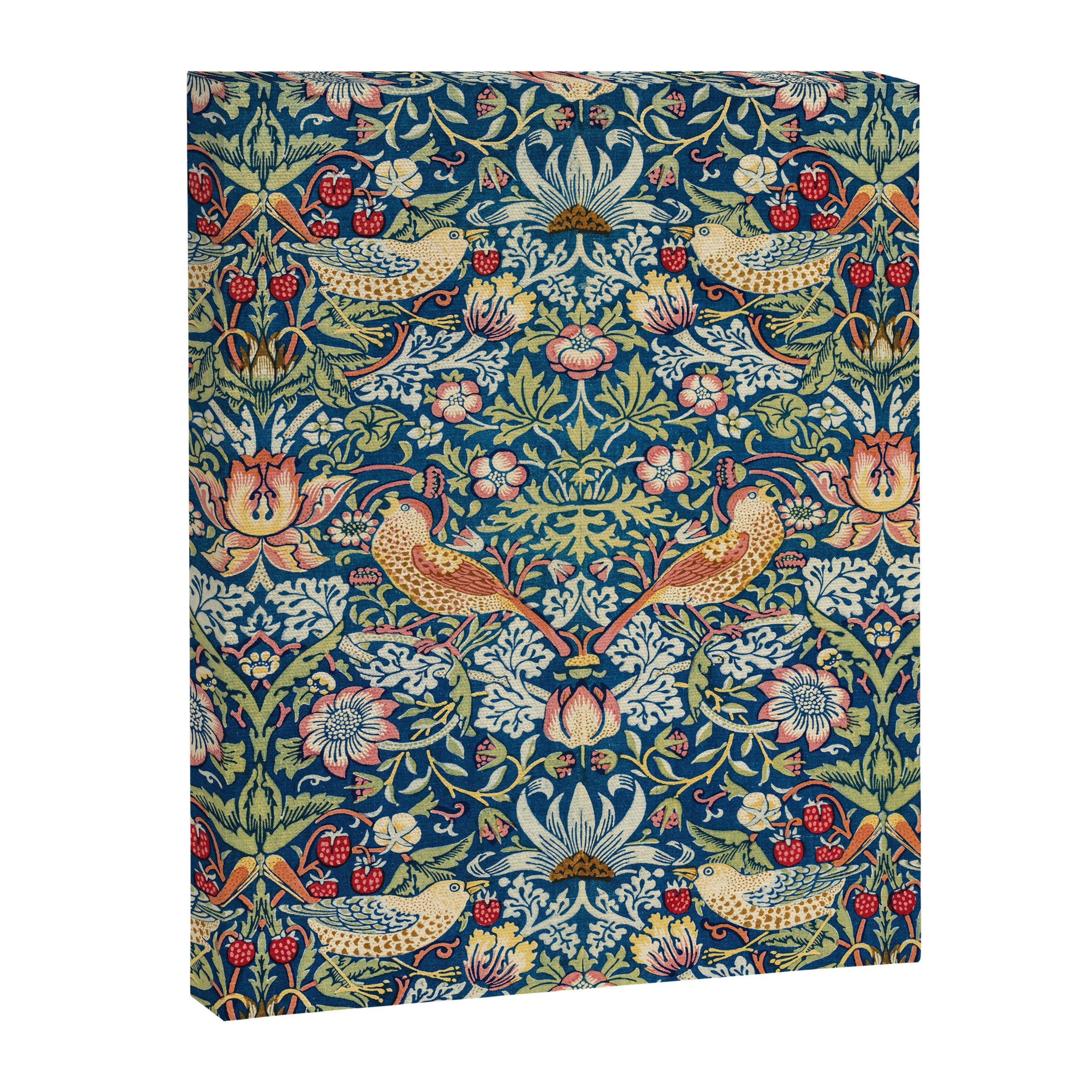 William Morris  Strawberry Thief Special edition 2023 restored with artificial intelligence Canvas Print Gallery Image 8