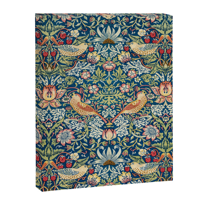 William Morris  Strawberry Thief Special edition 2023 restored with artificial intelligence Canvas Print Gallery Image 1