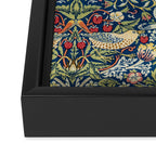 William Morris  Strawberry Thief Special edition 2023 restored with artificial intelligence Framed Canvas Print Gallery Image 3