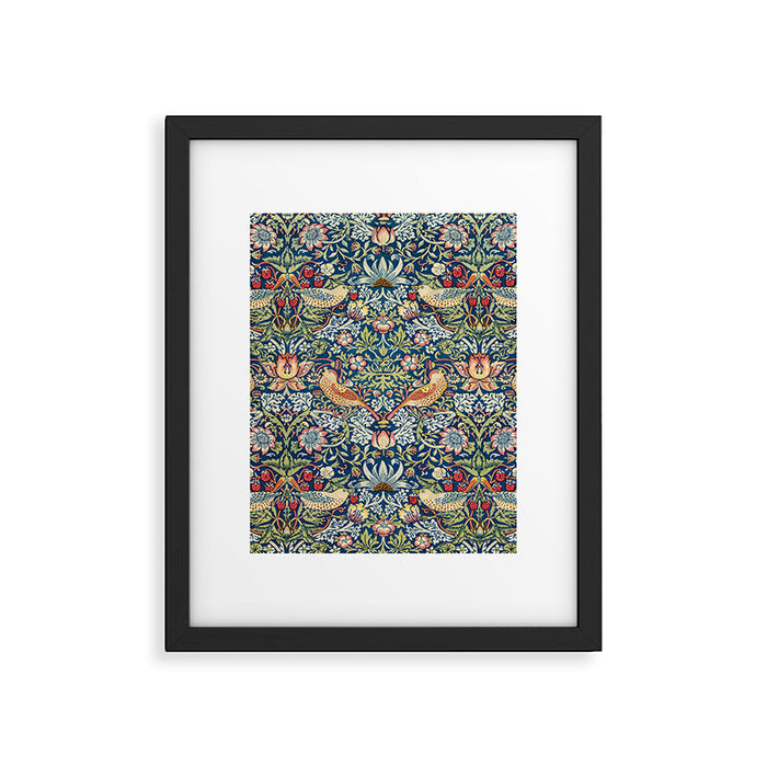William Morris  Strawberry Thief Framed Art Print Gallery Image 1