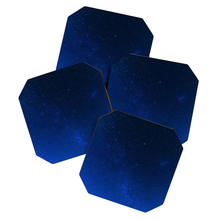 Blue Night Sky (Color) Coaster Gallery Image 1
