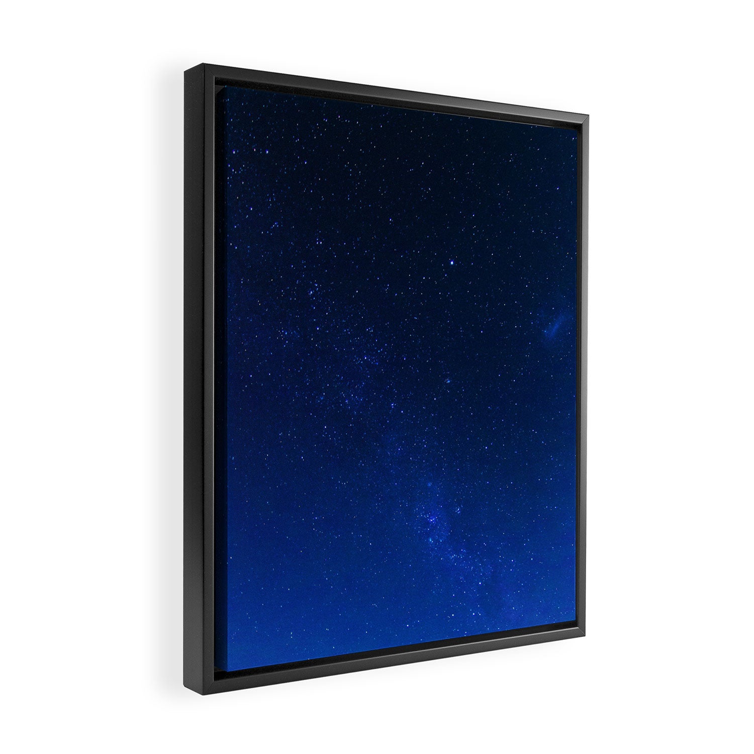Blue Night Sky (Color) Framed Canvas Print Gallery Image 2