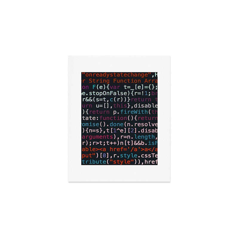 Computer Science Code Art Print Gallery Image 1