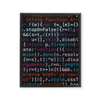 Computer Science Code Framed Canvas Print Gallery Image 6