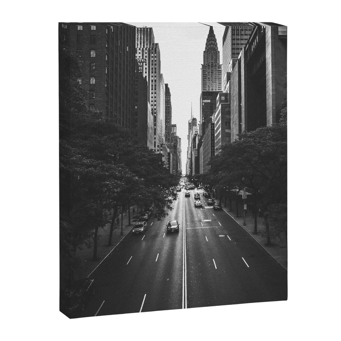 New York City (Black and White) Canvas Print Gallery Image 1