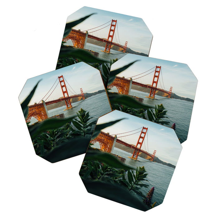 San Francisco Bridge Plant (Color) Coaster Gallery Image 1