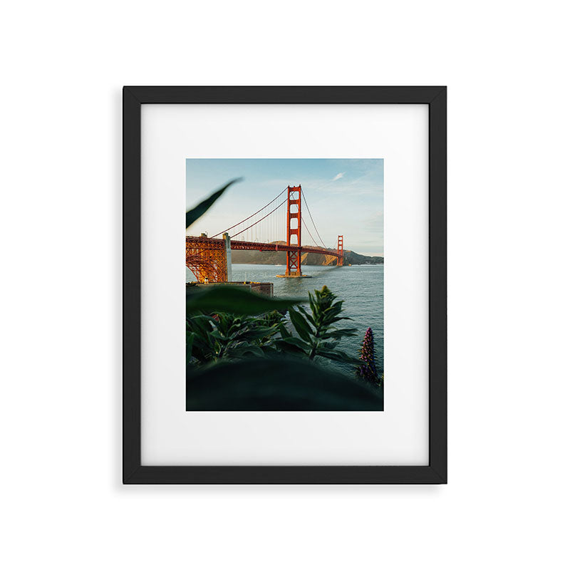 San Francisco Bridge Plant (Color) Framed Art Print Gallery Image 5