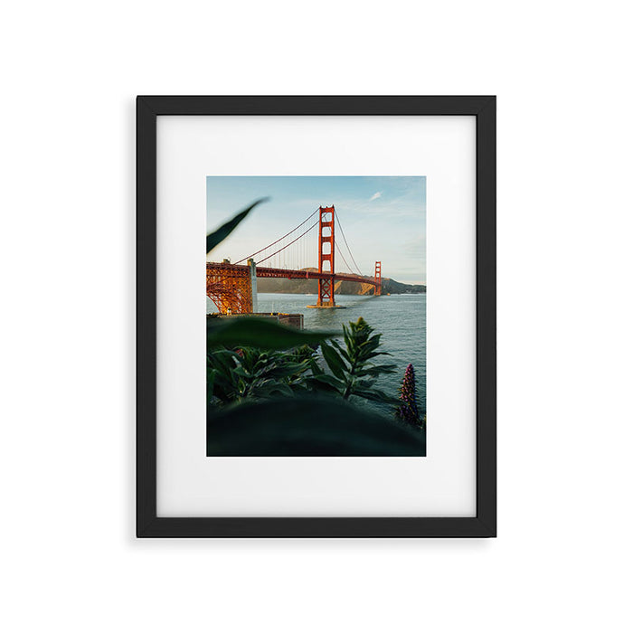 San Francisco Bridge Plant (Color) Framed Art Print Gallery Image 1