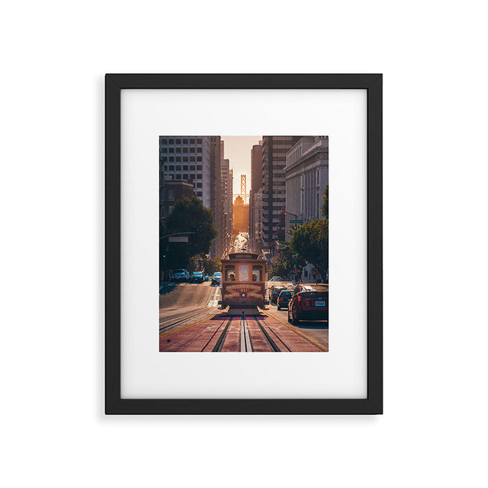San Francisco Trolley (Color) Framed Art Print Gallery Image 1
