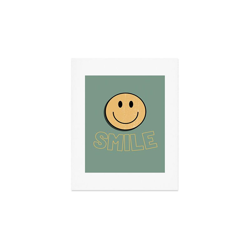 Smile Retro Art Print Gallery Image 1