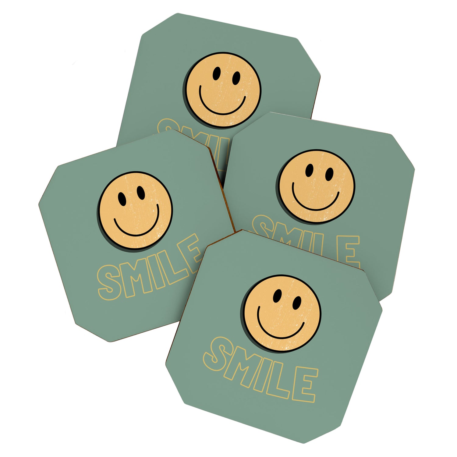 Smile Retro Coaster Gallery Image 1