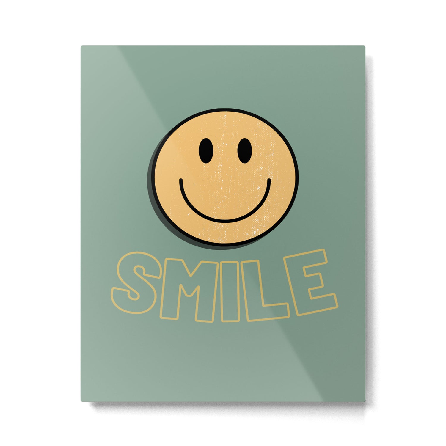 Smile Retro Metal Print Gallery Image 6