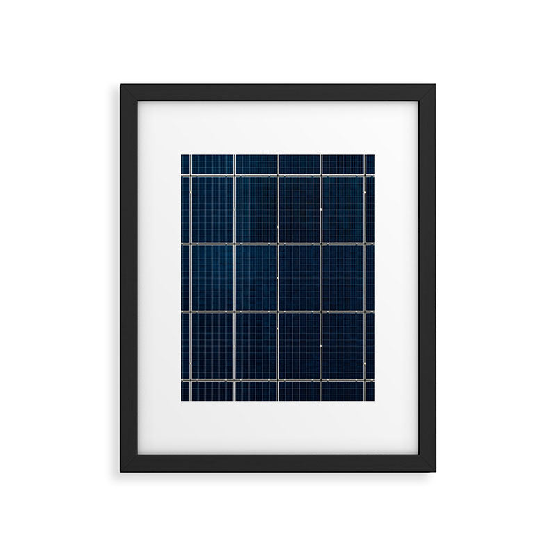 Solar Panel Pattern (Color) Framed Art Print Gallery Image 5