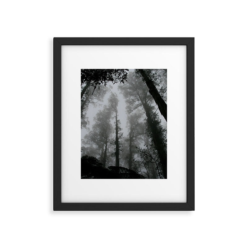 The Dark Forest (Black and White) Framed Art Print Gallery Image 5