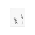 The Guitars (Black and White) Art Print Gallery Image 1