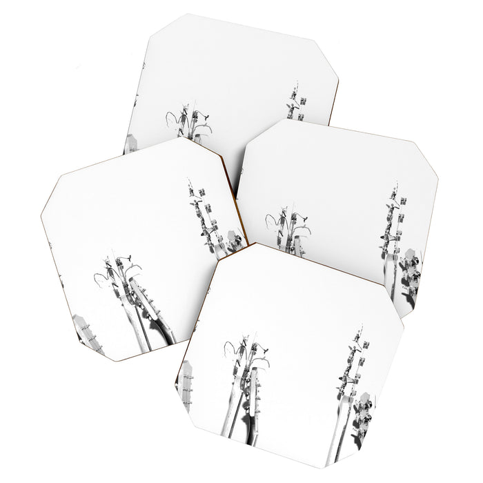 The Guitars (Black and White) Coaster Gallery Image 1