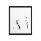 The Guitars (Black and White) Framed Art Print Gallery Image 5