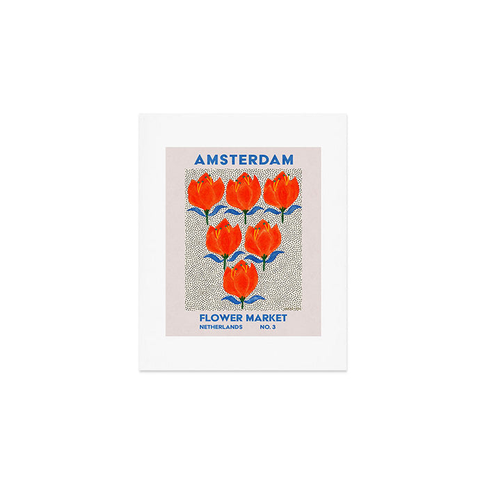 Retro Wall Art | Amsterdam Flower Market | Matisse Print | Printable Art Print Gallery Image 1