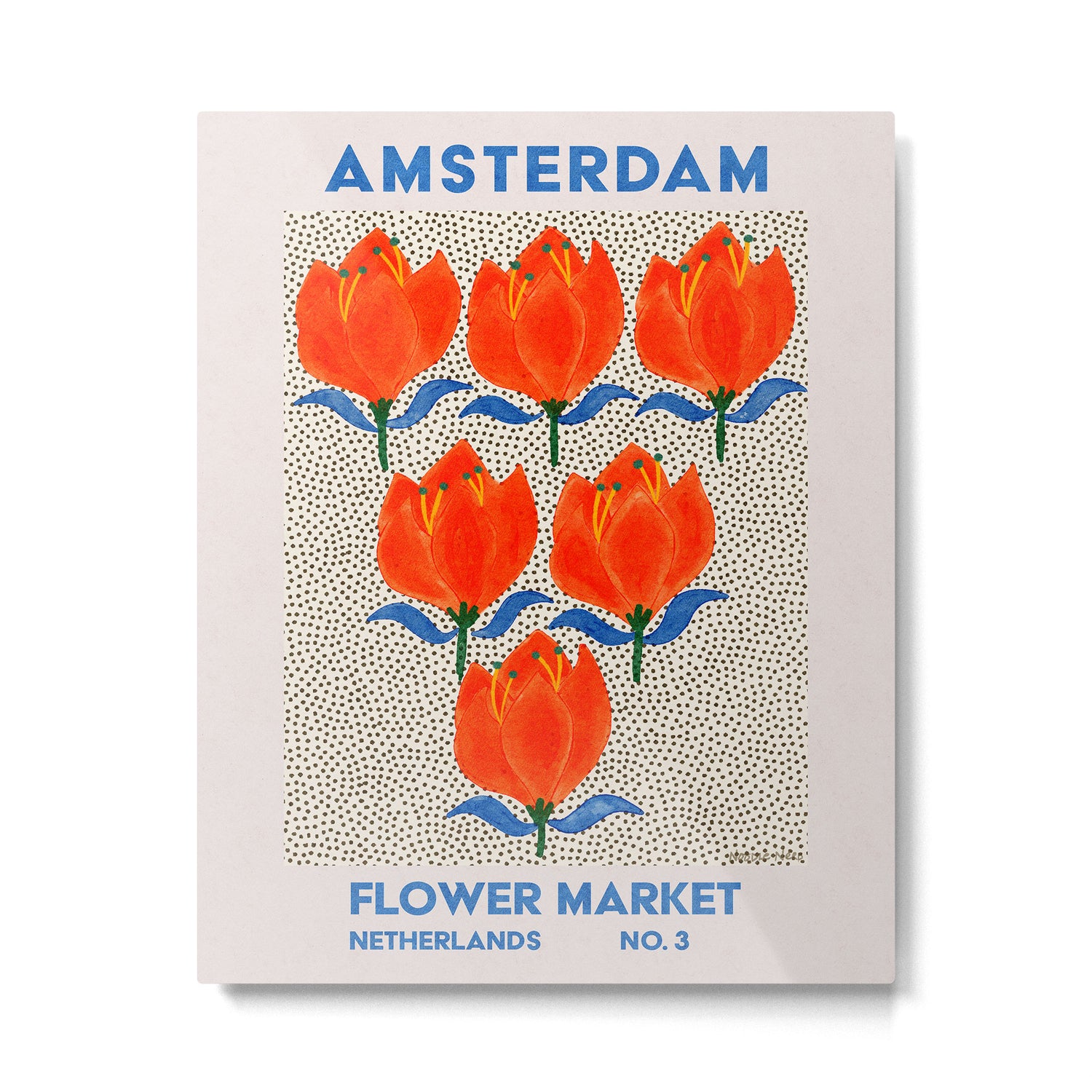 Retro Wall Art | Amsterdam Flower Market | Matisse Print | Printable Metal Print Gallery Image 4
