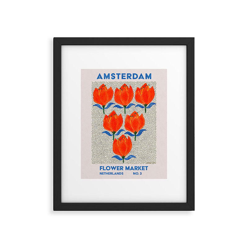 Retro Wall Art | Amsterdam Flower Market | Matisse Print | Printable Framed Art Print Gallery Image 5